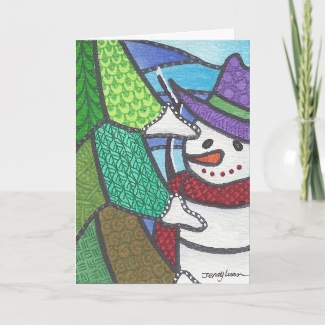 Säsongshälsningskort Helgkort (Framsida)