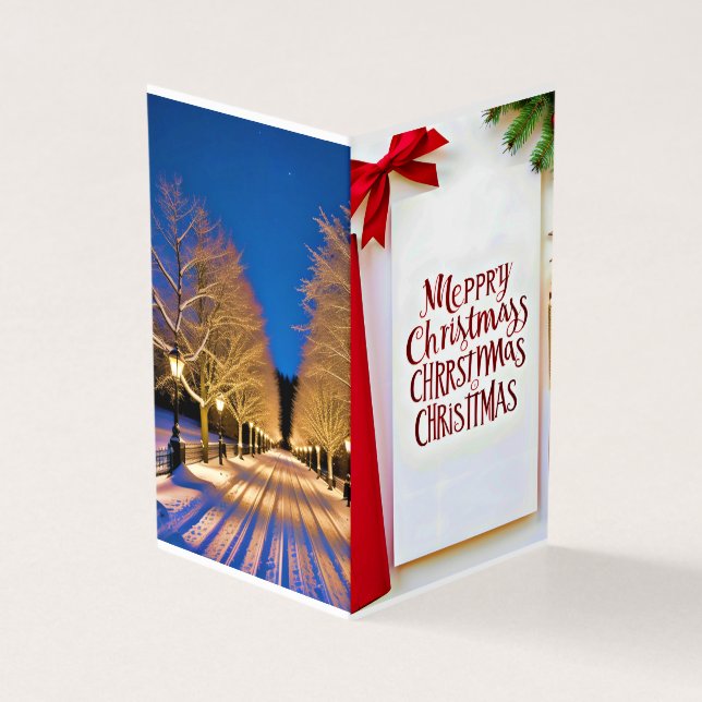 Säsongsmeddelanden och Önskemål för Chef Kort (Utsida)