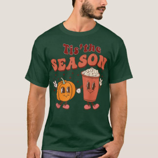 Säsongspumpkin Spice Coffee T-Shirt