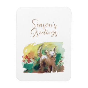 Säsonhälsningar Card Magnet