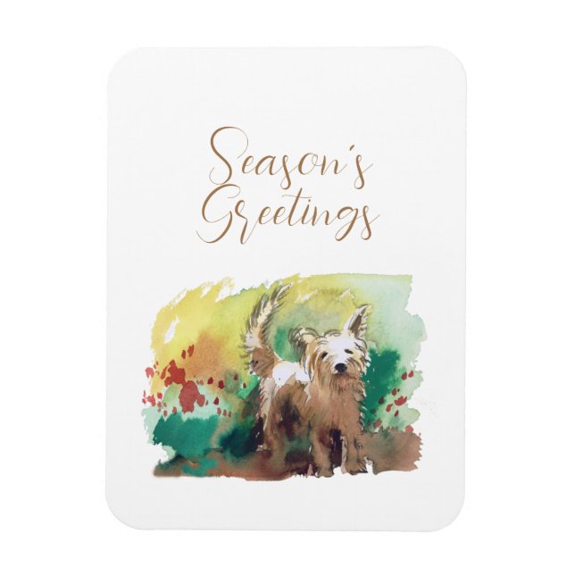 Säsonhälsningar Card Magnet (Vertikal)