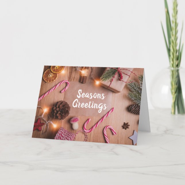 *SÄSONHÄLSNINGAR* FÖR ALLA I ÅR! HELGDAG HELGKORT (Framsida)