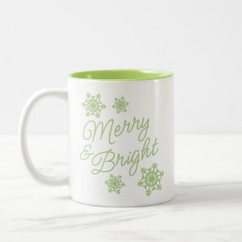 Säsonhälsningar för festlighet och Elegant Två-Tonad Mugg