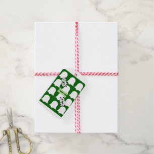 Säsonhälsningar för juletiketter presentetikett