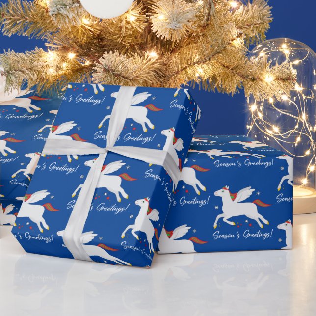 Säsonhälsningar för Pegasus Constellation Presentpapper (Helgdagar)