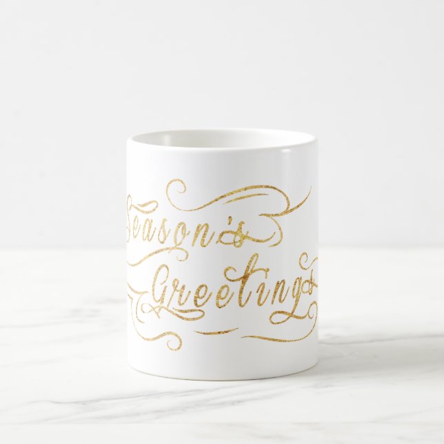 Säsonhälsningar (GULD) Kaffemugg (Center)