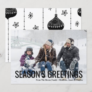 Säsonhälsningar Jul-Helgdag Photo Kort