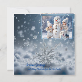 Säsonhälsningar, Minimalistisk, Personlig Kort