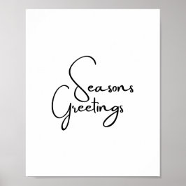 Säsonhälsningar Poster