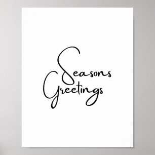 Säsonhälsningar Poster