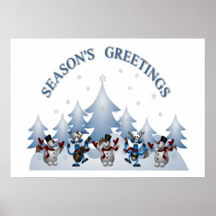 SÄSONHÄLSNINGAR POSTER
