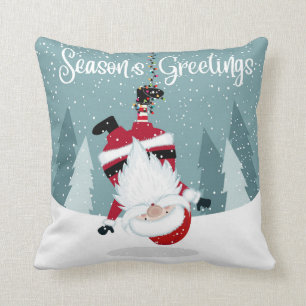 säsonhälsningar Santa Kudde