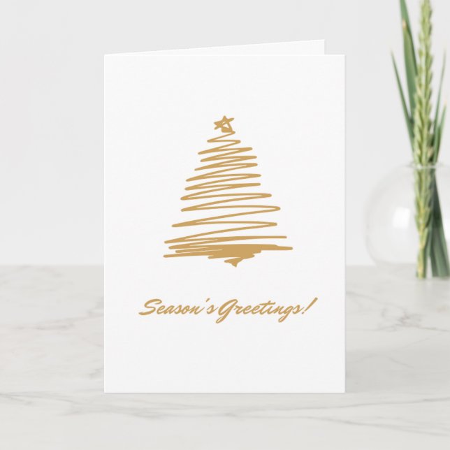 Säsonhälsningar Tack Kort (Framsida)