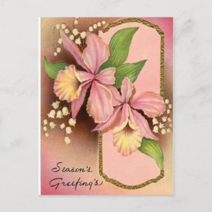 SäsonhälsningarOrchids Helg Vykort