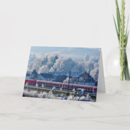 Säsonhälsningars Warm Önskemål Julhelg Card Helgkort