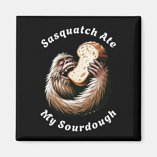 Sasquatch åt min surdeg magnet (Framsidan)