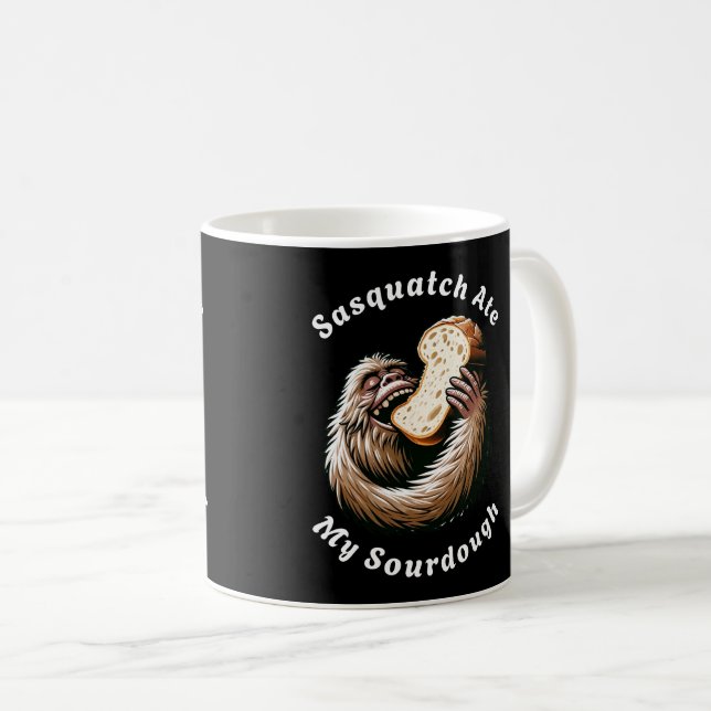 Sasquatch Ate My Sourdough Kaffemugg (Framsida höger)