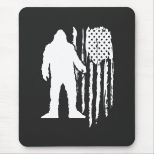 Sasquatch Bigfoot American Flagga Musmatta
