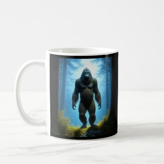 Sasquatch Bigfoot Believers Kaffemugg (Vänster)