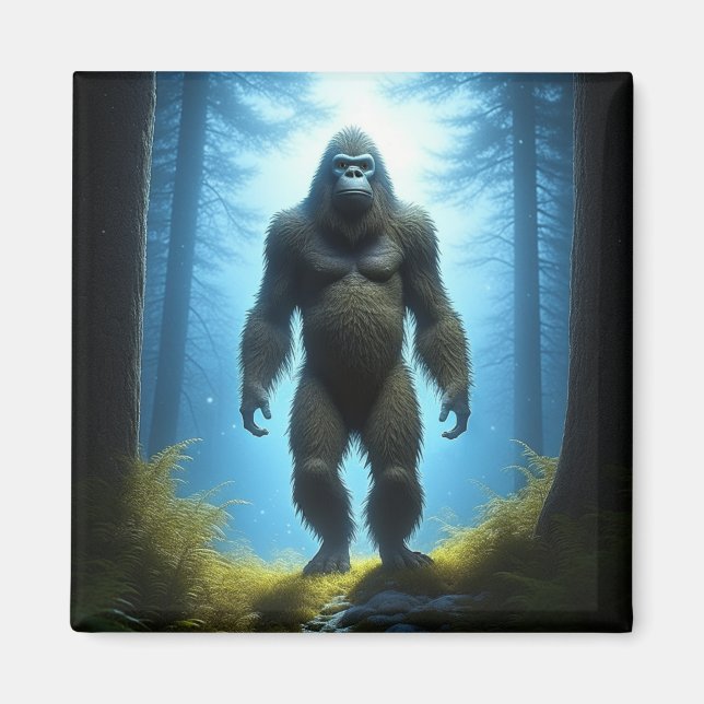 Sasquatch Bigfoot Believers Magnet (Framsidan)