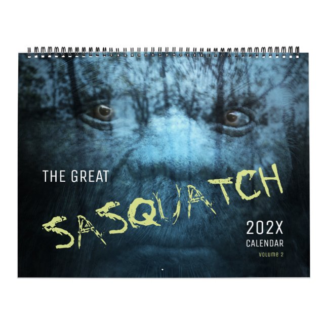 SASQUATCH BIGFOOT CALENDAR - VOLYM 2 KALENDER (Omslag)