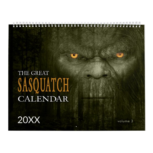 SASQUATCH BIGFOOT CALENDAR - VOLYM 3 KALENDER (Omslag)