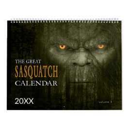 SASQUATCH BIGFOOT CALENDAR - VOLYM 3 KALENDER
