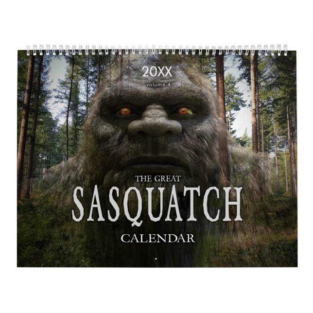 SASQUATCH/BIGFOOT CALENDAR - VOLYM 4 KALENDER (Omslag)