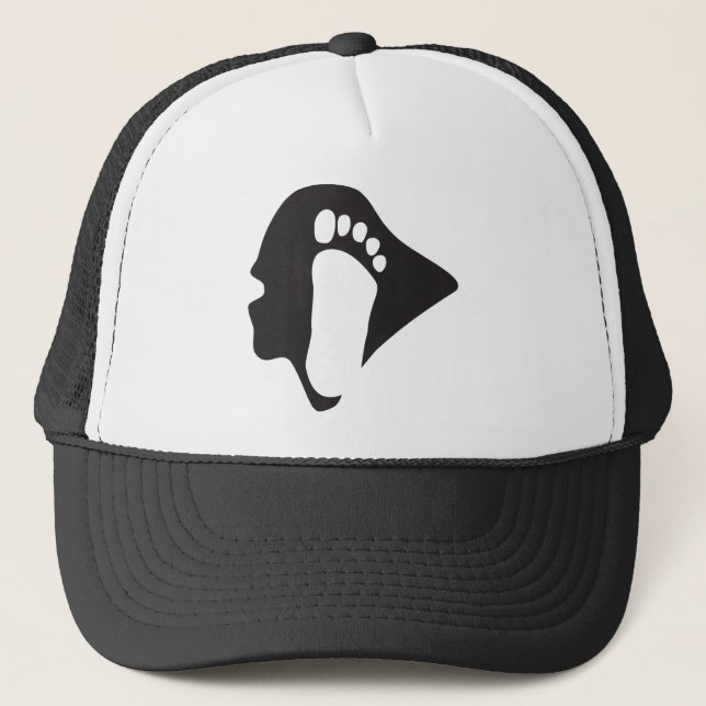 Sasquatch/Bigfoot hatt Truckerkeps (Framsida)