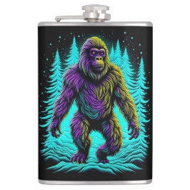 Sasquatch Bigfoot in Teal and Black Fickplunta