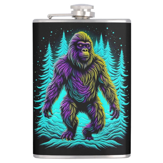 Sasquatch Bigfoot in Teal and Black Fickplunta (Framsidan)