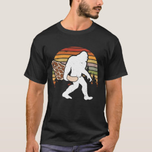 Sasquatch Bigfoot Morels Mycology Mushroom Morel T Shirt