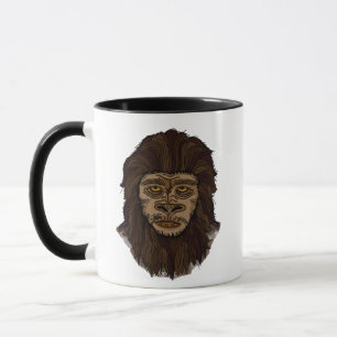 Sasquatch Bigfoot Swamp Ape Cryptid Monster Mugg