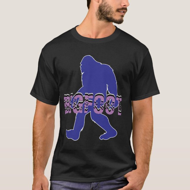 Sasquatch Bigfoot T Shirt (Framsida)
