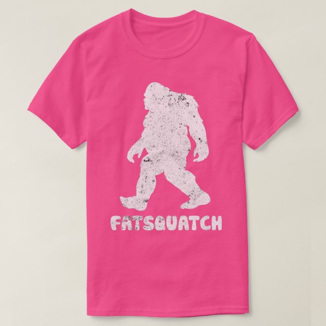 Sasquatch Bigfoot-Tjock T Shirt (Design framsida)