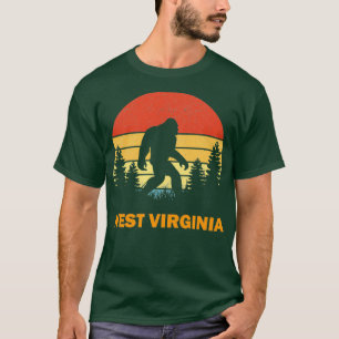 Sasquatch Bigfoot Väster Virginia T Shirt