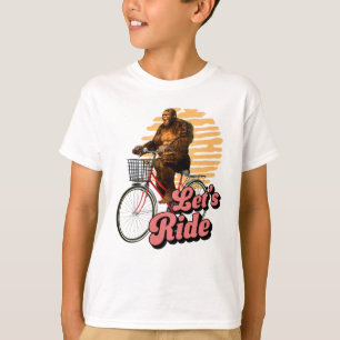 Sasquatch Bike Ride Skogsäventyr T Shirt