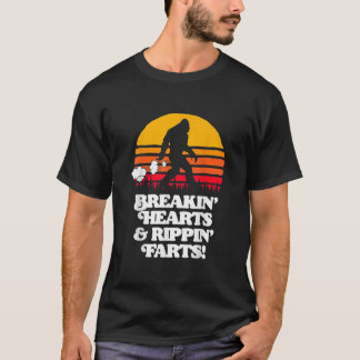 Sasquatch Breakin Hearts & Rippin Farts Bigfoot Su T Shirt