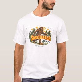 Sasquatch Country Washington T Shirt