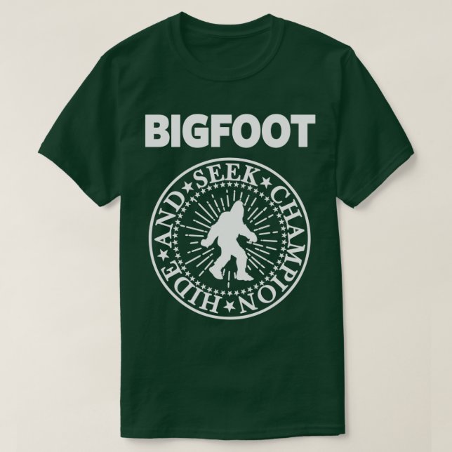 Sasquatch Cryptid Funny Bigfoot 1 T Shirt (Design framsida)