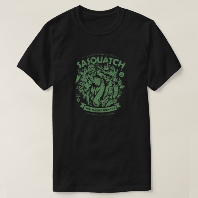 Sasquatch - Cryptids Klubb Fodral, fil #077 Lightw T Shirt (Design framsida)
