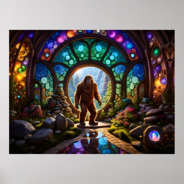 Sasquatch Dimensional Portal Poster (Framsidan)