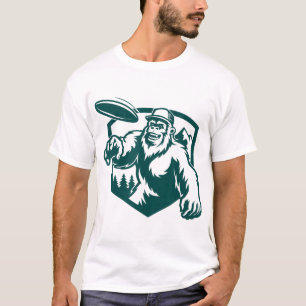 Sasquatch Disc Golf Utomhus Dge Disc Golf Storfoot T Shirt