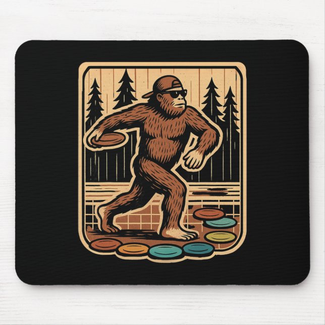 Sasquatch Discgolfare Rolig Discgolf  Musmatta (Framsidan)