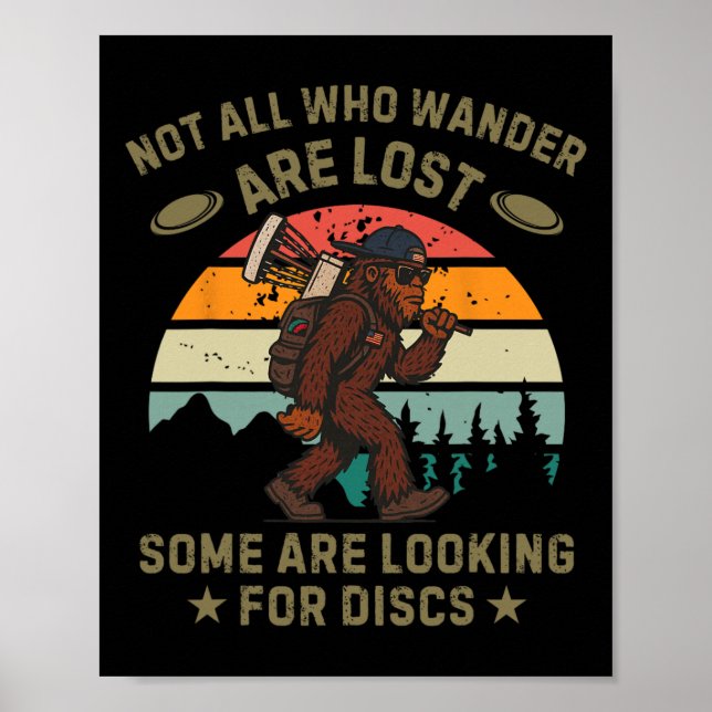 Sasquatch Discgolfare Rollig Discgolf _2  Poster (Framsidan)