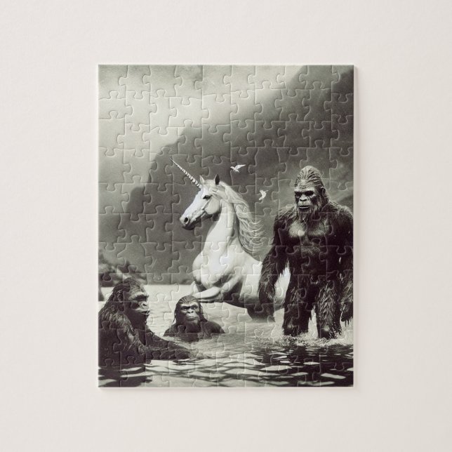 Sasquatch-familjen och encorn pussel (Vertikal)