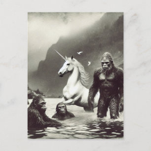 Sasquatch-familjen och encorn vykort