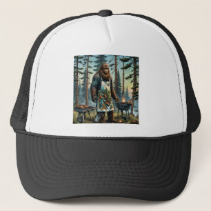 Sasquatch Fish Grillmaster Pappa Keps