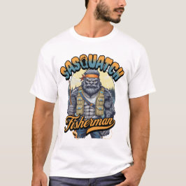 Sasquatch Fisherman tshirt T Shirt