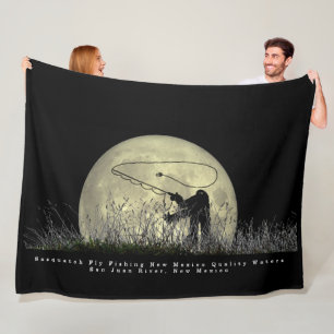 Sasquatch Flygfiske Fleece Blanket